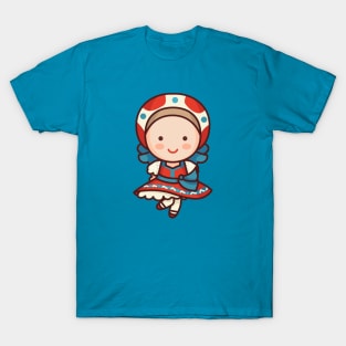 Cute Traditional Russian Folk Dancer T-Shirt